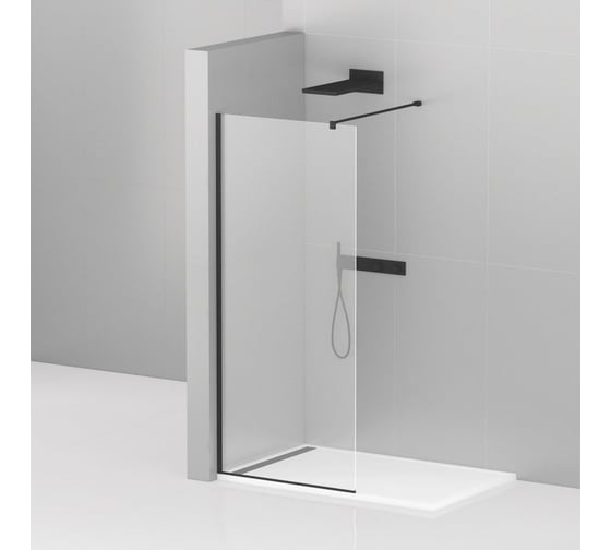 Изображение товара Душевая перегородка Cezares LIBERTA-L-1-90-120-C-NERO