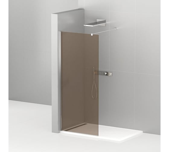Изображение товара Душевая перегородка Cezares LIBERTA-L-1-90-120-BR-Cr