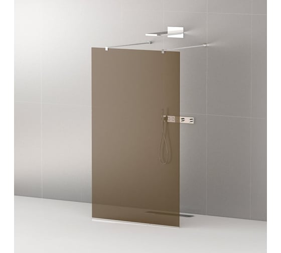 Изображение товара Душевая перегородка Cezares LIBERTA-L-2-100-120-BR-Cr