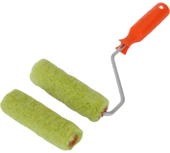 Изображение товара Валик-мини DECOR Black Edition полиакрил 100 мм+запаска, ворс 12 мм, d 15 мм 556-2110 11608295