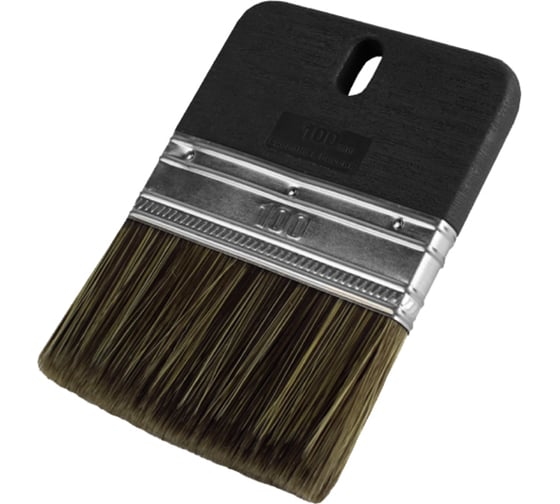 Изображение товара Декоративная кисть для финишного покрытия DECOR profi 990-100 100 мм, темный ворс 11608484