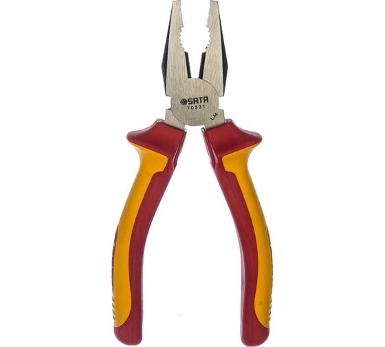 Изображение товара Пассатижи с изолированными рукоятками 6 дюймов Sata 70331