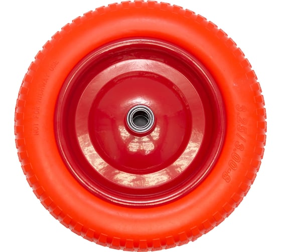 Изображение товара Колесо для 1-колесной тачки бескамерное (3.25/3.00-8) втулка 12 мм POLYAGRO 8055100