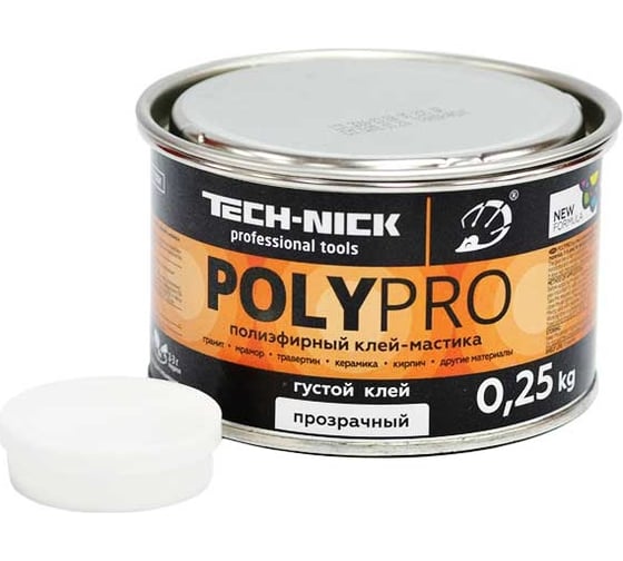 Изображение товара Клей полиэфирный TECH-NICK PolyPro (медовый/густой) 0,25 кг 170.210.145