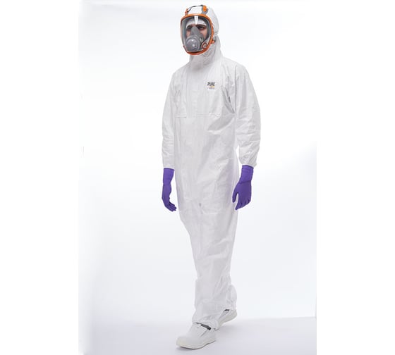 Изображение товара Защитный Комбинезон Puretech С7, материал Tyvek, плотность 42 г/м2, размер XXL, шт C7005