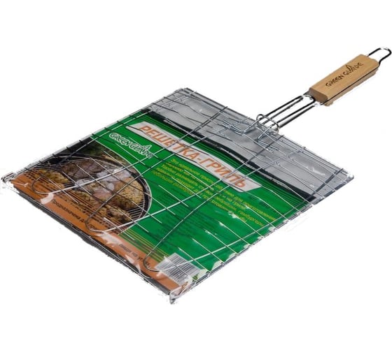 Изображение товара Решетка для гриля с деревянной ручкой Green glade 721С