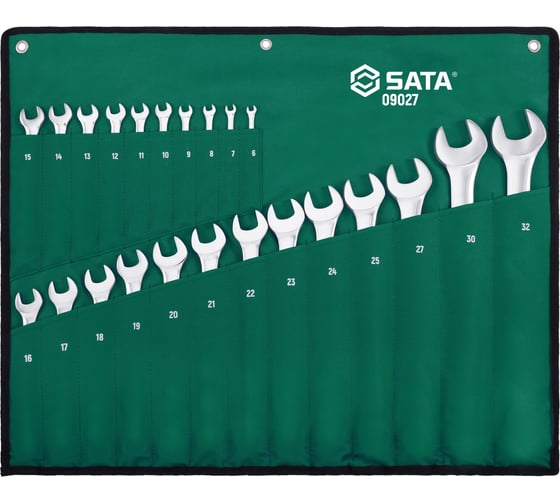 Изображение товара Набор комбинированных ключей 23шт SATA 09027