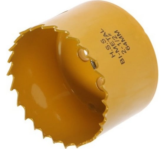 Изображение товара Коронка биметаллическая с дополнительной фиксацией 64 мм, M16 ТУНДРА 7351940