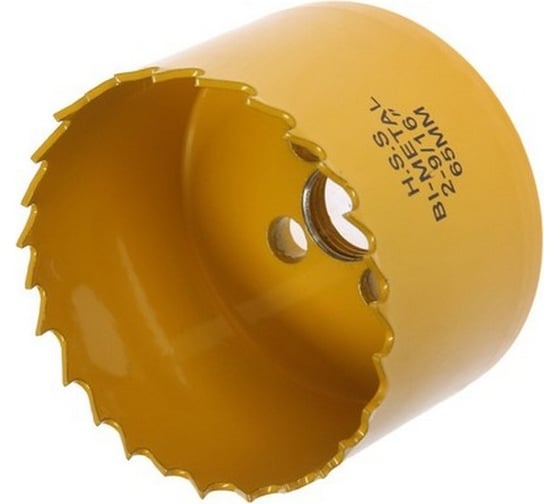 Изображение товара Коронка биметаллическая с дополнительной фиксацией 65 мм, M16 ТУНДРА 7351941