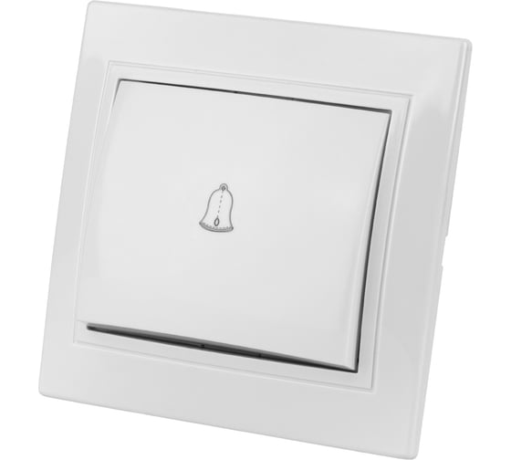 Изображение товара Звонковая кнопка TDM ELECTRIC белая Таймыр SQ1814-0009