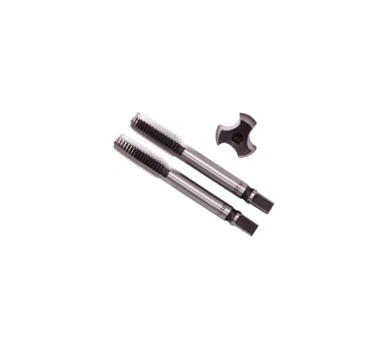 Изображение товара Ручной метчик ТехноСталь 22x1.5мм, комплект 2 шт., 9ХС t171469