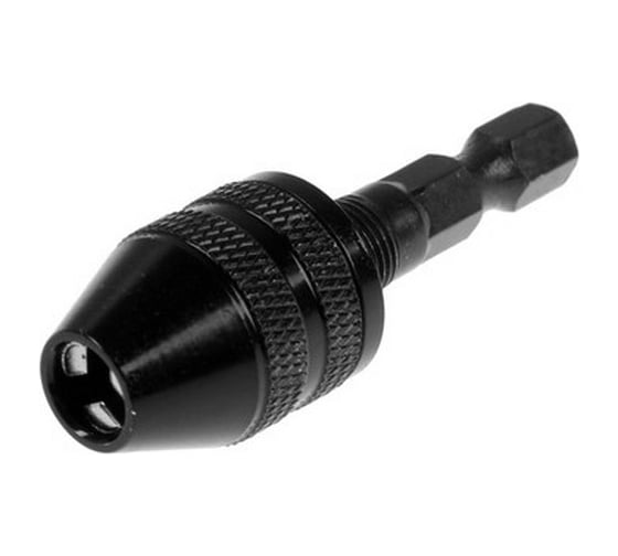 Изображение товара Мини-патрон для дрели хвостовик 1/4" зажим 0.3 - 3.6 мм ТУНДРА 7069410