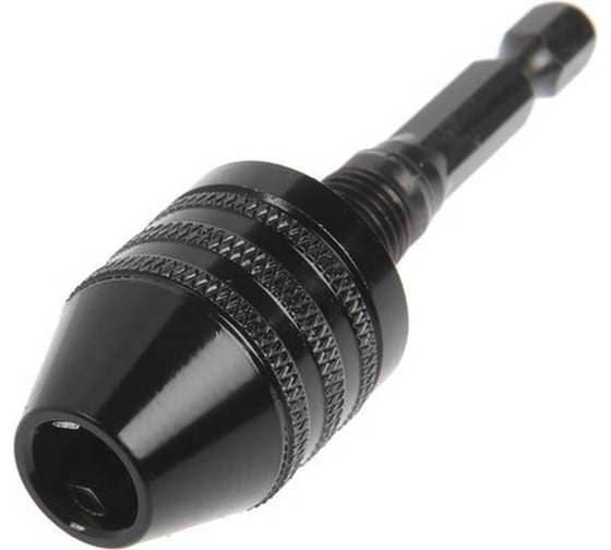 Изображение товара Мини-патрон для дрели хвостовик 1/4", зажим 0.3 - 6.5 мм ТУНДРА 7069411