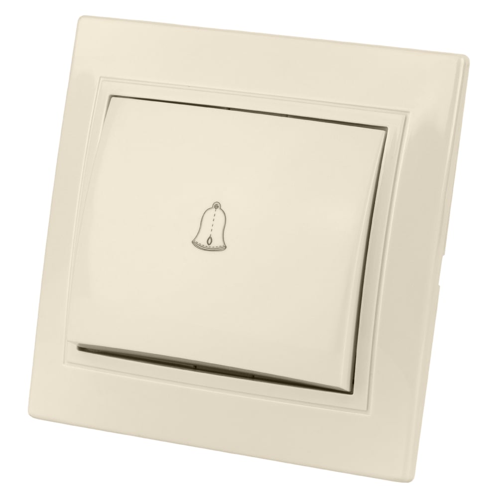 Изображение товара Звонковая кнопка TDM ELECTRIC слоновая кость Таймыр SQ1814-0109 для систем вызова