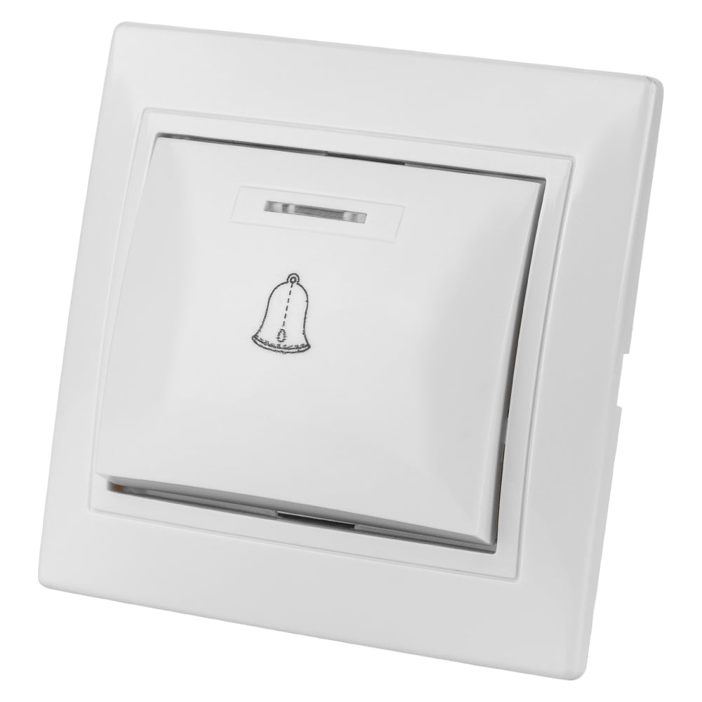 Изображение товара Звонковая кнопка с подсветкой TDM ELECTRIC Таймыр SQ1814-0010 белая для домофона