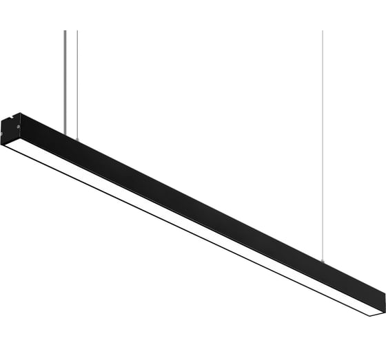 Изображение товара Светильник линейный подвесной светодиодный Apeyron, 24вт, IP40, 4х4х98 см, цвет - черный / 30-10