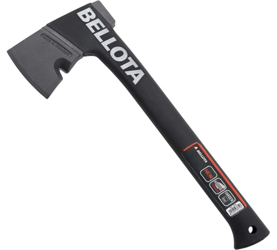 Изображение товара Кованый топор для садовых работ Bellota 785 г, с рукояткой из стекловолокна и защитой лезвия 3480
