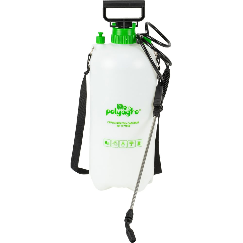 Изображение товара Садовый пневматический опрыскиватель POLYAGRO Lite 8 л 7574058