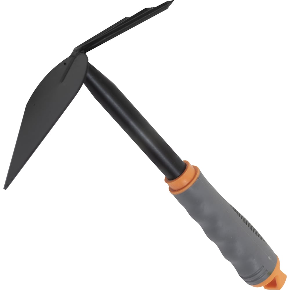 Изображение товара Комбинированная мотыжка POLYAGRO 2-зубая, обрезиненная эргономичная рукоятка 7661312