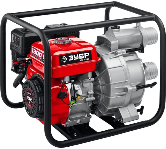 Изображение товара Бензиновая мотопомпа для грязной воды ЗУБР МПГ-1300