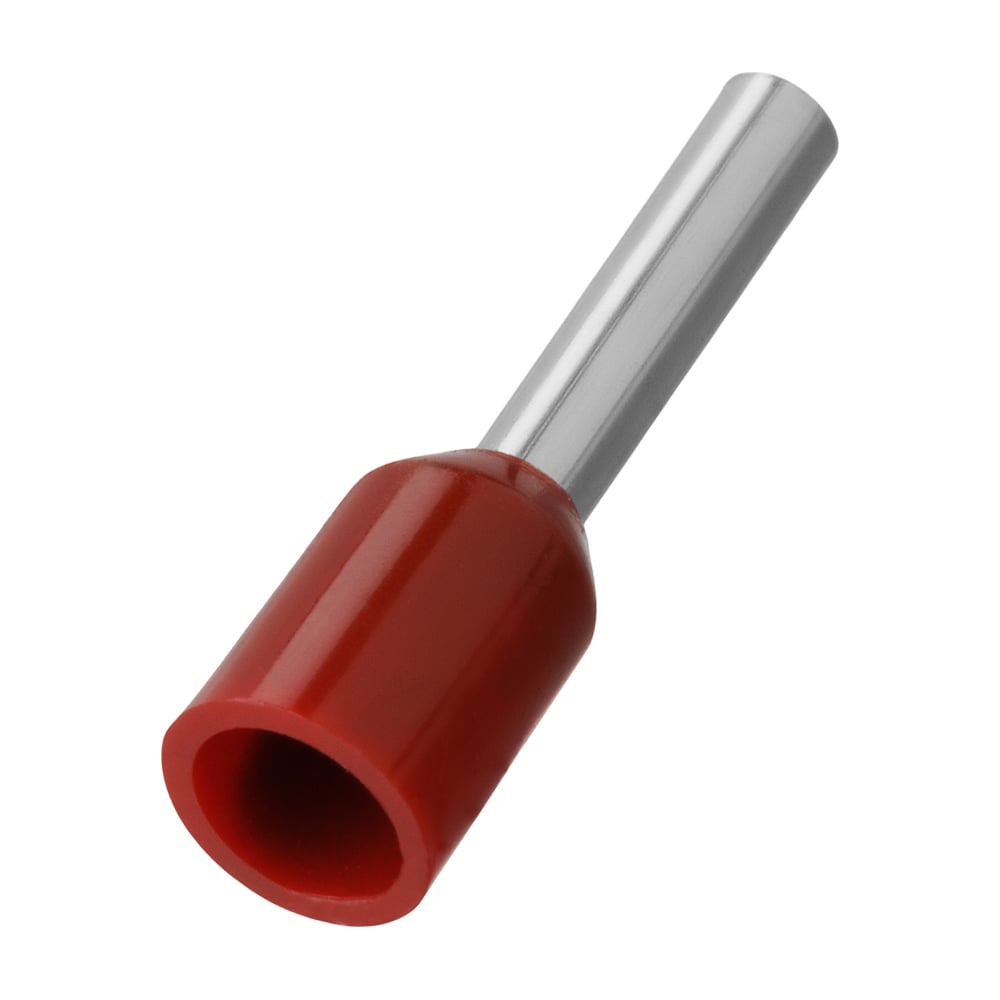 Изображение товара Гильза соединительная Е1008 TDM ELECTRIC 1мм2 с изолированным фланцем (100 штук) SQ0512-0002