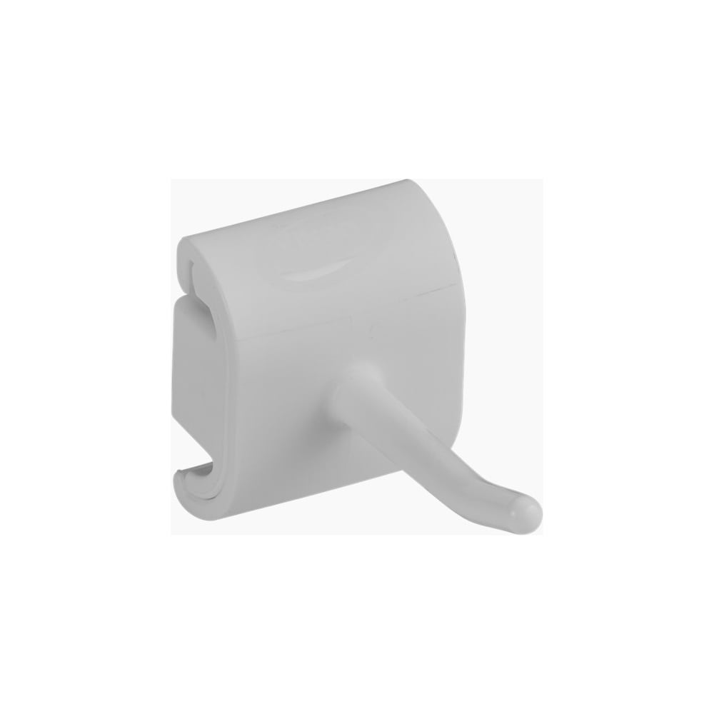 Гигиеничное настенное крепление и одинарный крюк Vikan 41,5 мм, белый цвет 10125