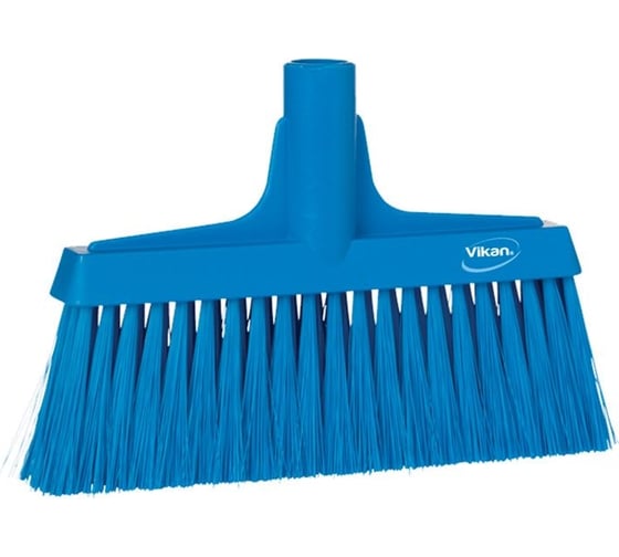 Изображение товара Щетка для подметания Vikan мягкая, 260 мм, мягкий и жесткий ворс, синий 31043