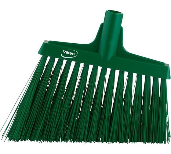 Изображение товара Щетка для подметания Vikan с ворсом под углом, 290 мм, жесткий ворс, зеленый 29142