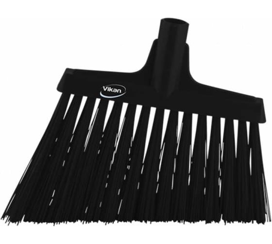 Изображение товара Щетка для подметания Vikan с ворсом под углом, 290 мм, очень жесткий ворс, черный 29149