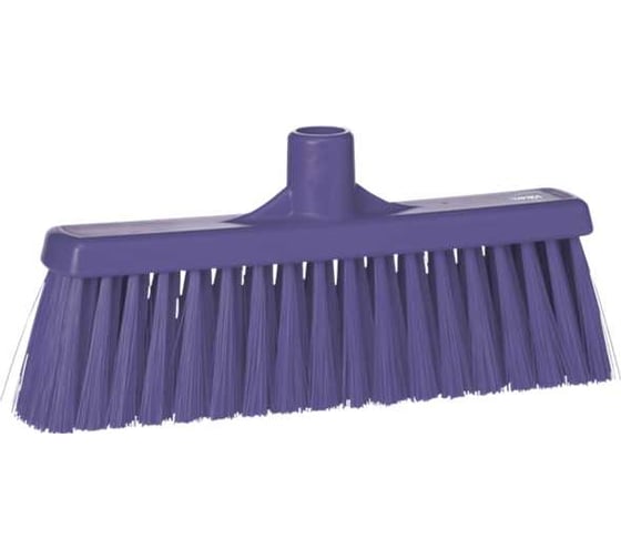Изображение товара Щетка для подметания Vikan с прямой соединительной частью, 310 мм, средний ворс, фиолетовый 31668