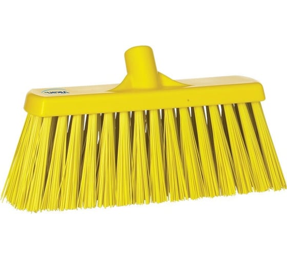 Изображение товара Щетка для подметания Vikan сверхпрочная, 330 мм, жесткий ворс, желтый 29156