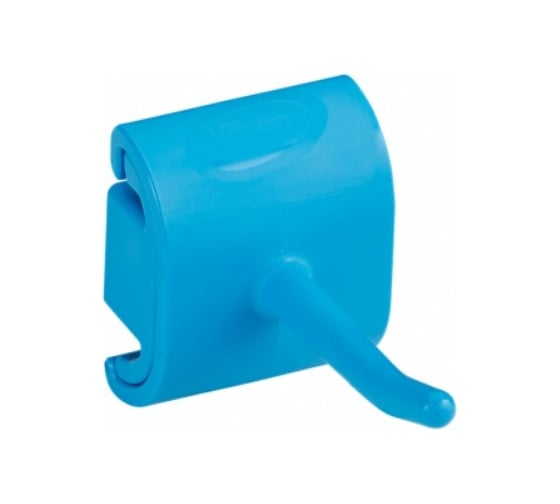 Изображение товара Гигиеничное настенное крепление и одинарный крюк Vikan 41,5 мм, синий цвет 10123