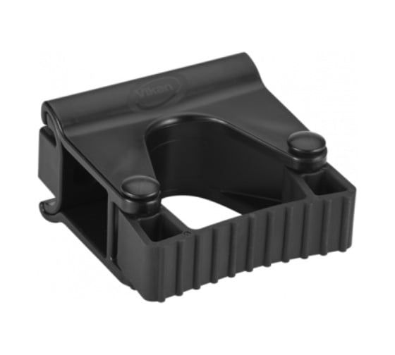 Изображение товара Гигиеничное настенное крепление и зажим Vikan 83 мм, черный цвет 10139