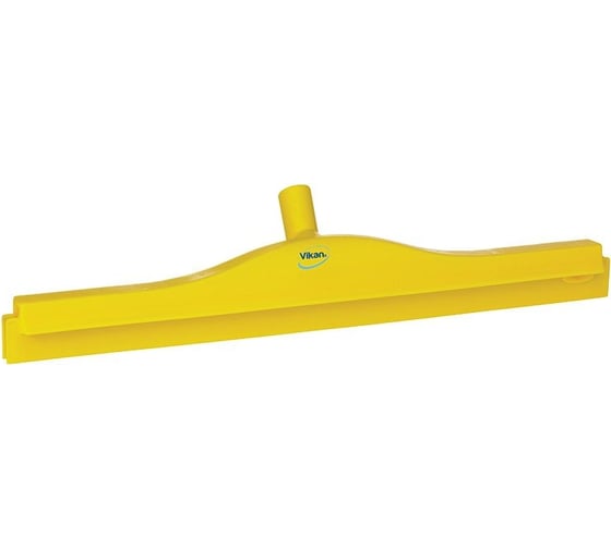 Изображение товара Гигиеничный сгон с подвижным креплением и сменной кассетой Vikan 600 мм, желтый цвет 77246