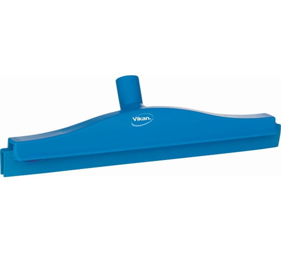 Изображение товара Гигиеничный сгон с подвижным креплением и сменной кассетой Vikan 600 мм, синий цвет 77243