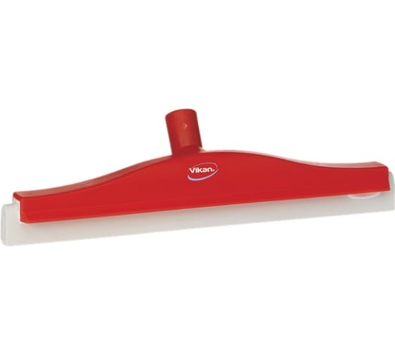 Изображение товара Классический сгон для пола с подвижным креплением и сменной кассетой Vikan 600 мм, красный цвет 77644