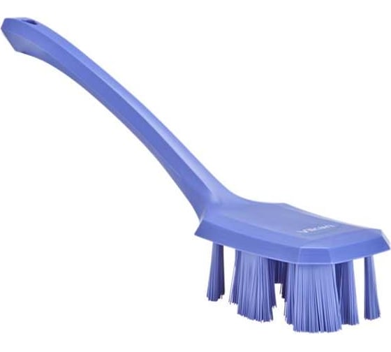 Изображение товара Щетка с длинной ручкой Vikan UST, 395 мм, жесткий ворс, фиолетовый 41968