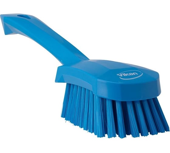 Изображение товара Щетка для мытья Vikan с короткой ручкой, 270 мм, жесткий ворс, синий 41923