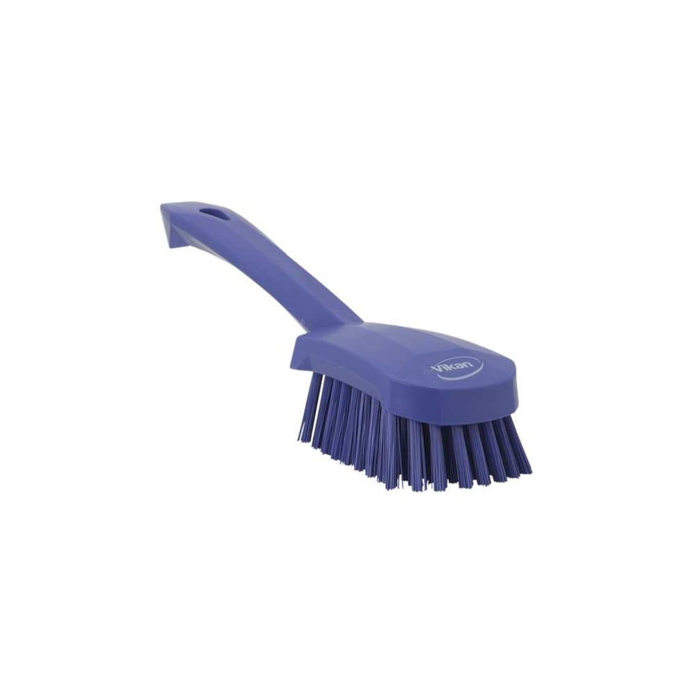 Изображение товара Щетка для мытья Vikan с короткой ручкой 270 мм жесткий ворс фиолетовая