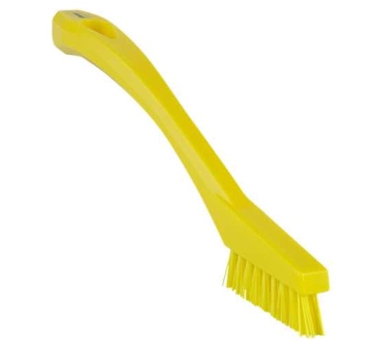 Изображение товара Щетка для чистки деталей Vikan 205 мм, супер жесткая, желтый 44016