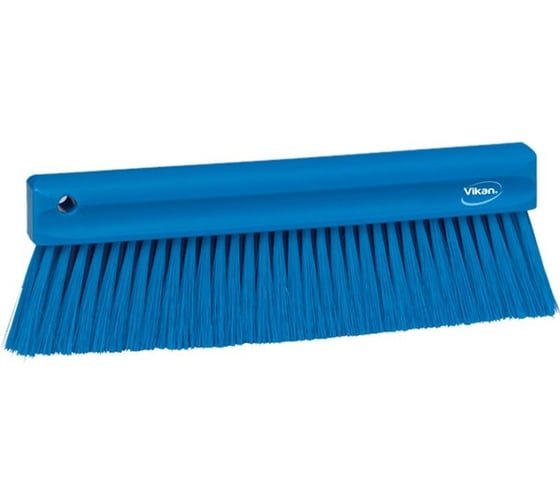 Изображение товара Щетка для уборки порошкообразных частиц Vikan мягкая, 300 мм, мягкий ворс, синий 45823