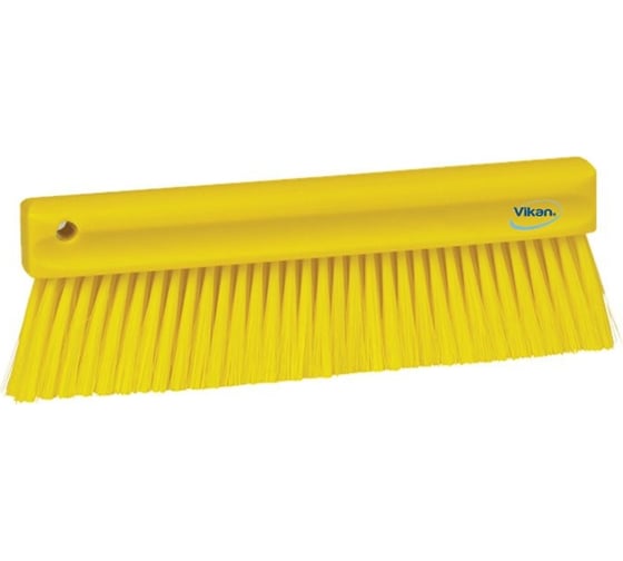 Изображение товара Щетка для уборки порошкообразных частиц Vikan мягкая, 300 мм, мягкий ворс, желтый 45826
