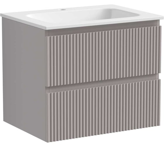 Изображение товара Подвесная тумба Sancos Snob R 590x445x500 мм, c двумя ящиками, оснащенными доводчиками, Doha Soft SNR60SM