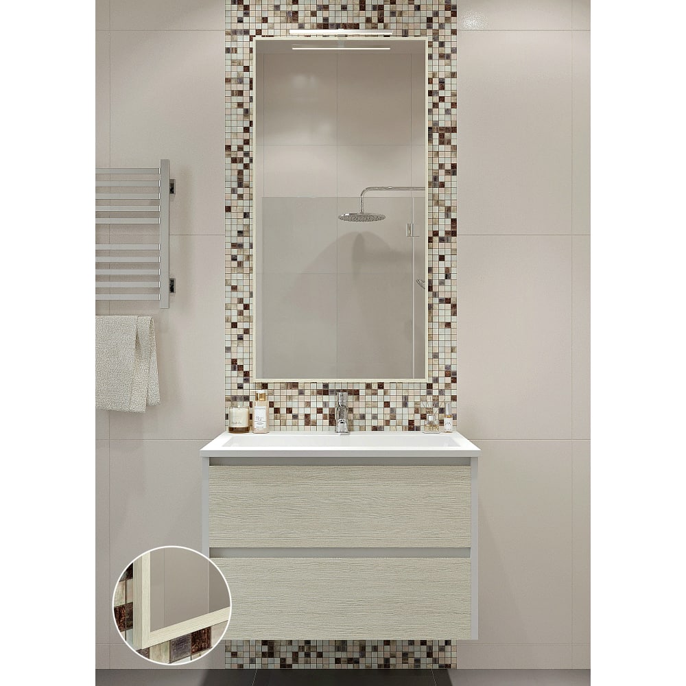 Купить Зеркало в ванную комнату TODA ALMA, 1000615DUB, зеркало