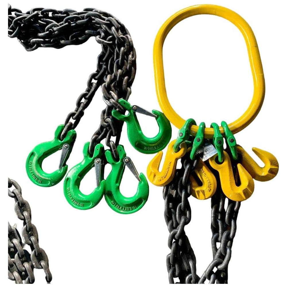 Изображение товара Цепной четырехветвевой строп ТРАСТ 4СЦ 6,7 т 4 м с укоротителями