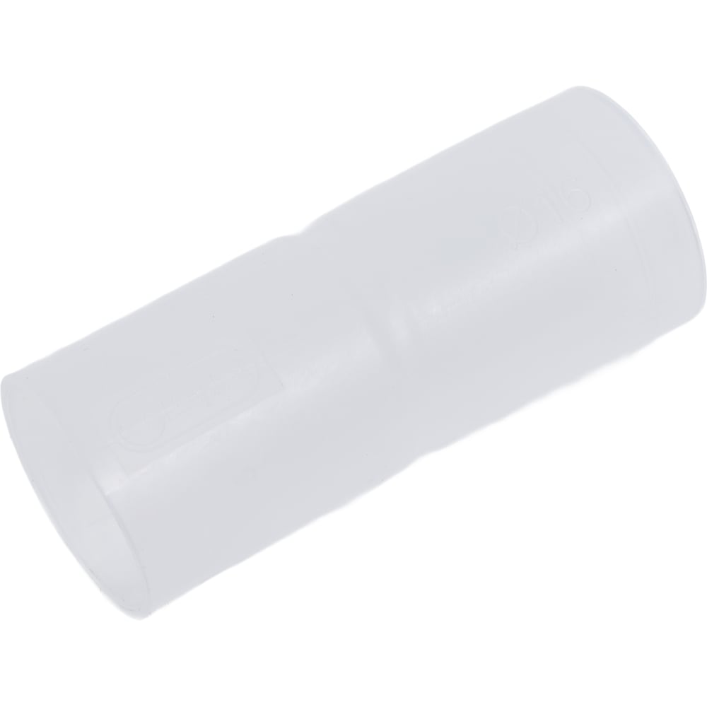 Изображение товара Соединительная муфта Экопласт MFL16 для гофрированных труб D16мм 100 шт