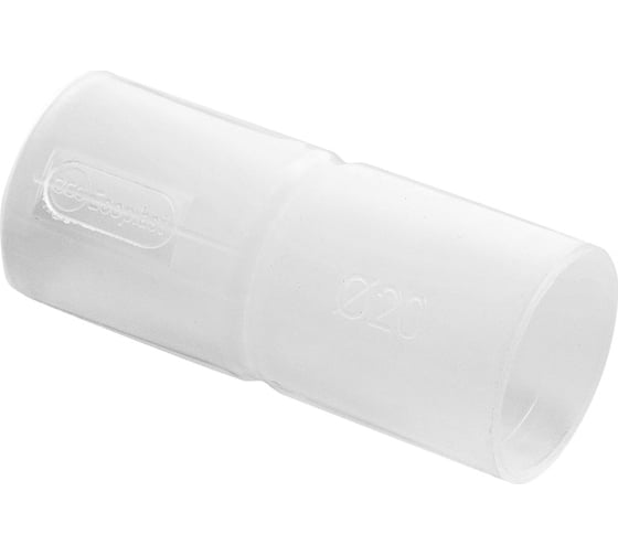 Изображение товара Соединительная муфта Экопласт MFL20HF без галогена, для гофрированных труб D20мм (50 шт) 42420-50HF