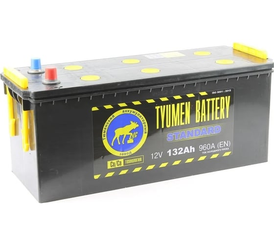 Изображение товара Аккумуляторная батарея TYUMEN BATTERY Тюмень standard 6ст -132l росс.конус TNS132.4