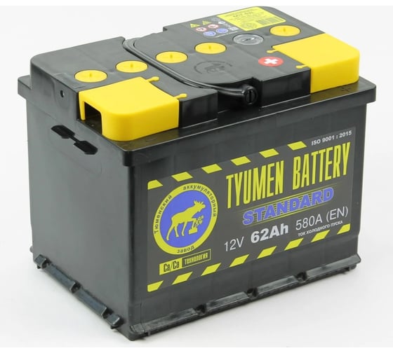 Изображение товара Аккумуляторная батарея TYUMEN BATTERY Тюмень standard 6ст -62.0 l TNS62.0