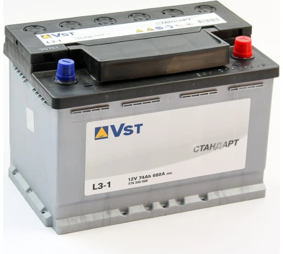Изображение товара Аккумуляторная батарея VST Стандарт 6СТ-74.0 (574 300 068) 574300068